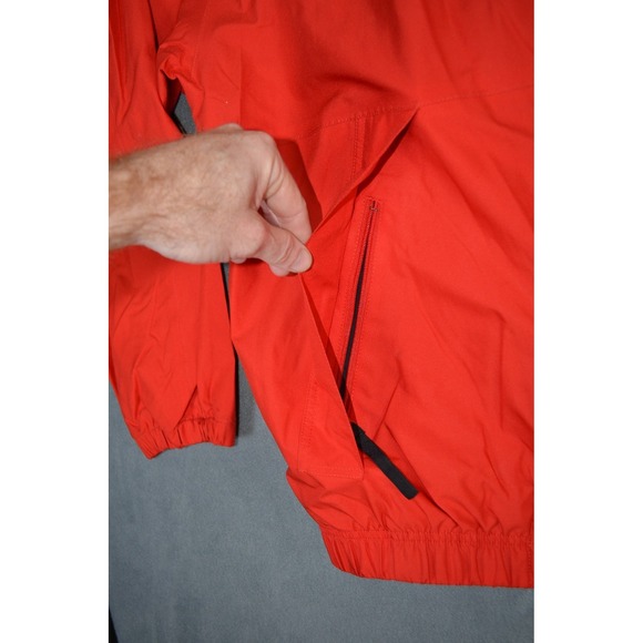 VINTAGE Nike Golf Jacket Mens Large Red Storm-FIT Windbreaker Full Zip Y2K - Picture 6 of 13